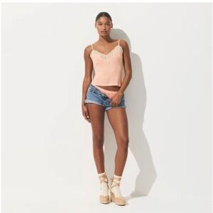 SKIMS Sheet Cotton Lace Cami and Short Sleep Set